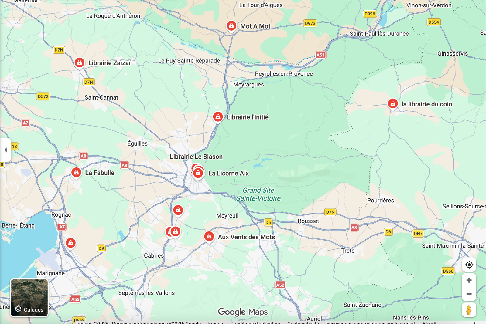 Rechercher sur Google Maps